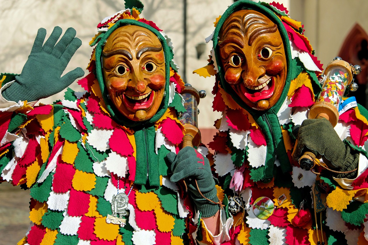 carnival, fasnet, swabian alemannic, wooden mask, carved, young men mask, costume, flecklehäs, guild, scherbezunft, freiburg, carnival, carnival, carnival, carnival, carnival, costume